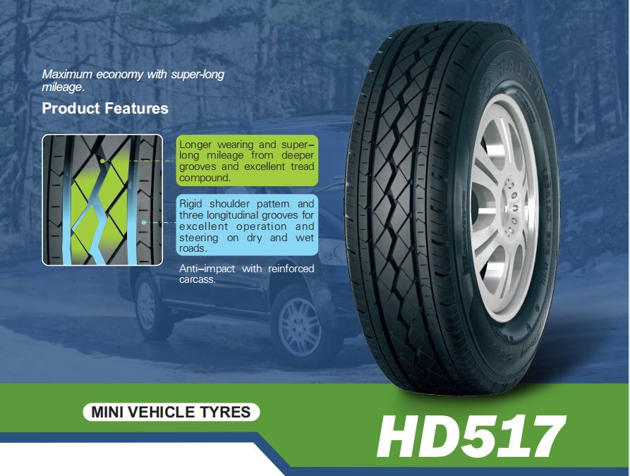 HD717 HD737  Light truck tyres Van tyres 185R14C 195R14C 195R15C ST tyre, Special trailer tyres